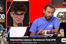 Krzysztof Stanowski reklamujący Uncensor VPN i Konopskyy