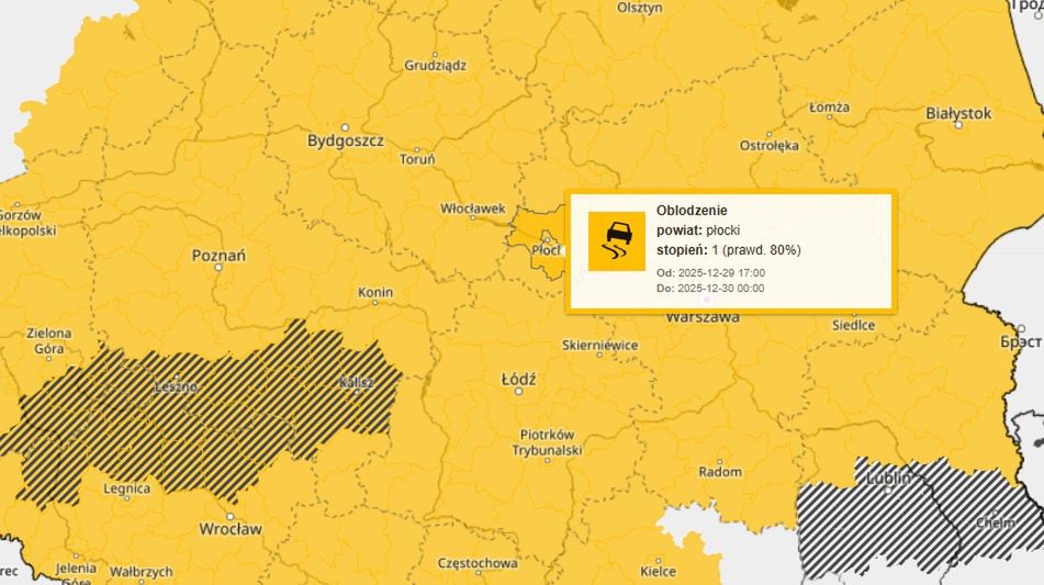 Kolejne ostrzeżenia meteo!