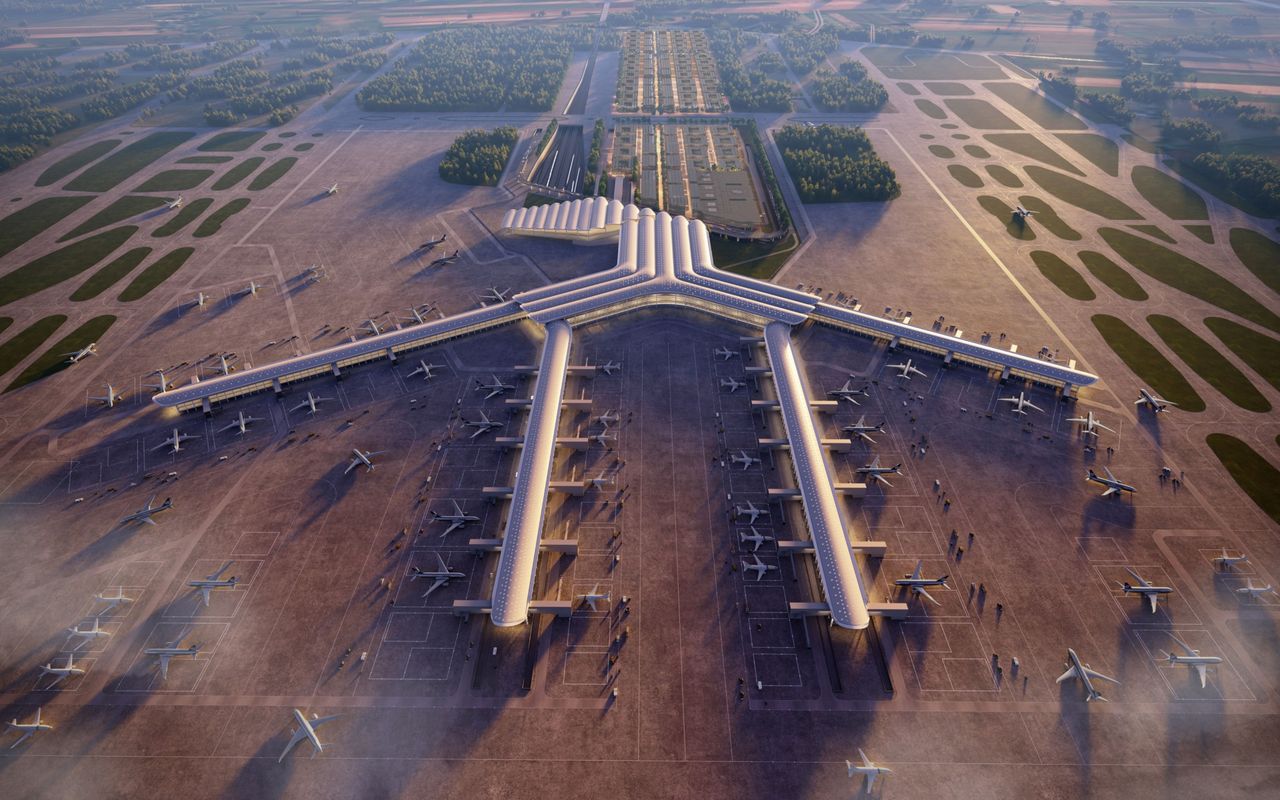 Central Communication Port. The first planes are set to take off in 2028.