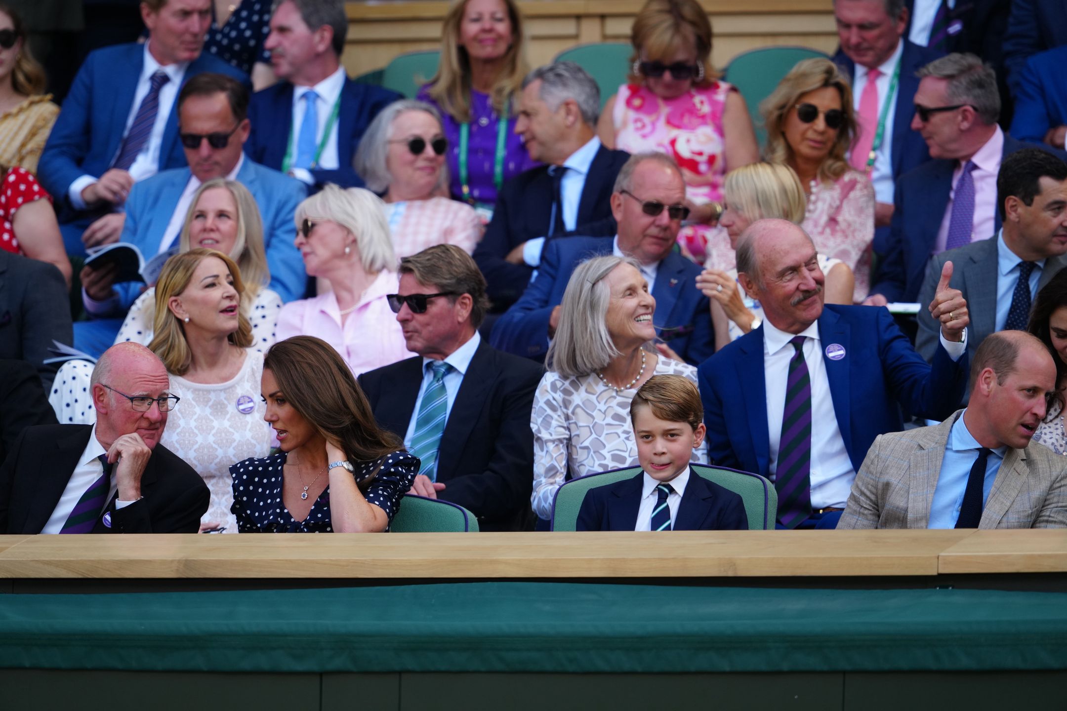 Miny księcia George'a na finale Wimbledonu