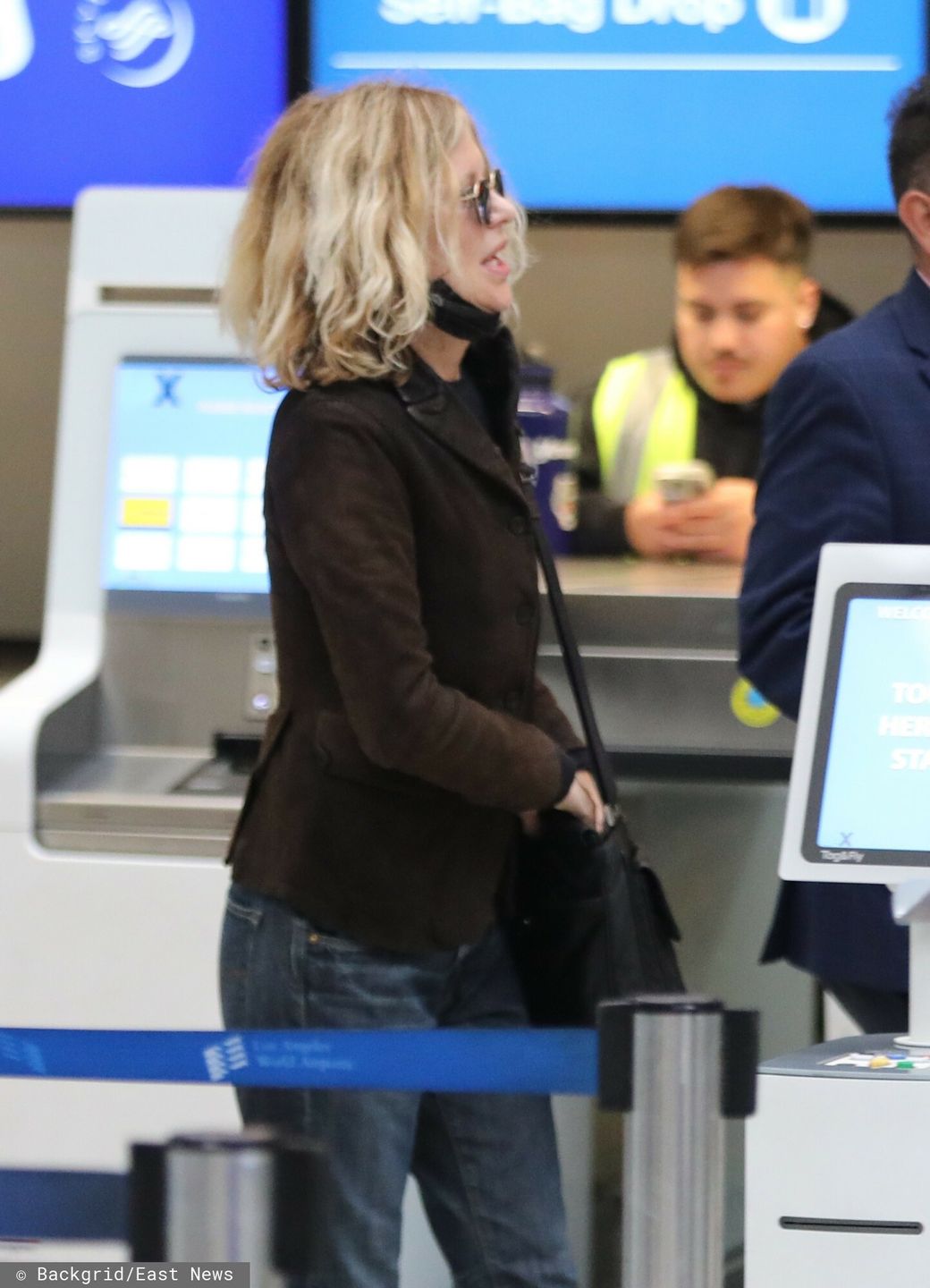 Meg Ryan na lotnisku w Los Angeles