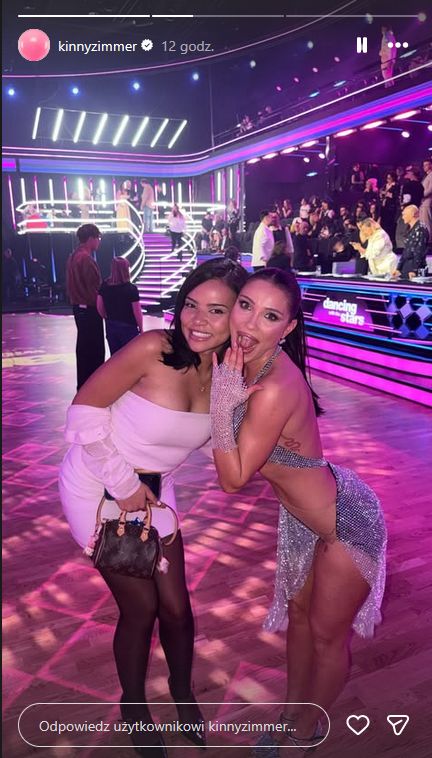 Kinny Zimmer na nagrywkach "Tańca z Gwiazdami"