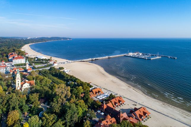 Sopot z lotu ptaka