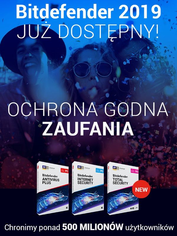 Firma Bitdefender wprowadza na rynek najnowsze wersje swoich produktów – Polska Premiera Bitdefender 2019 !