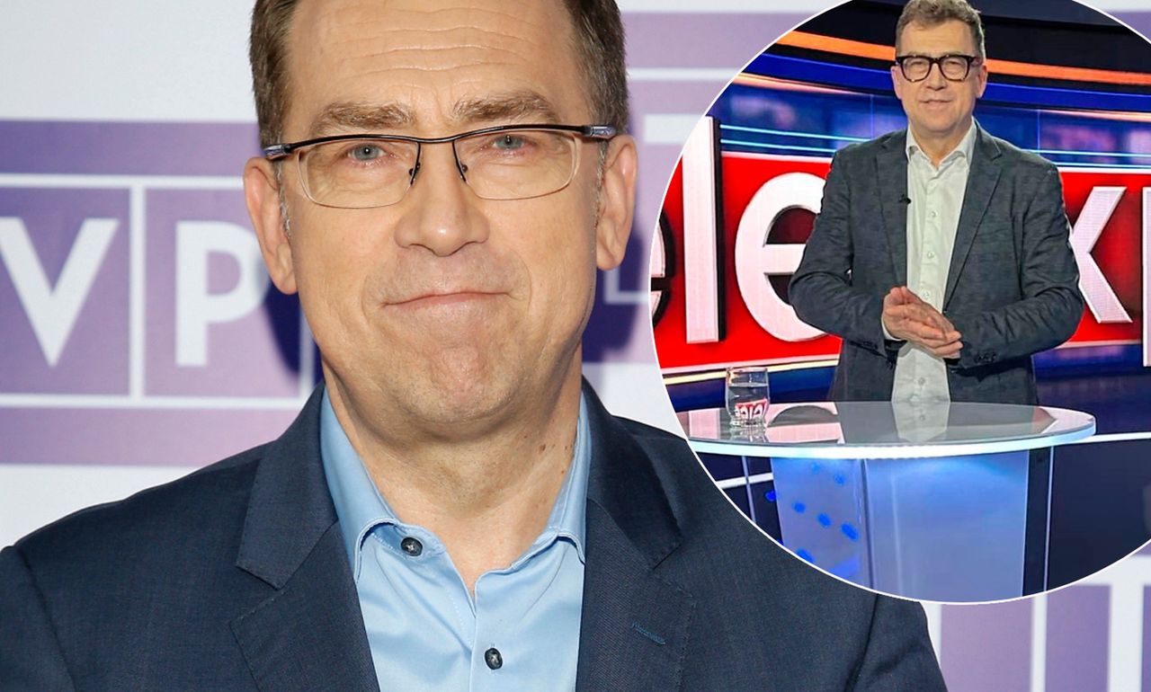 Maciej Orłoś wrócił do TVP, znów prowadzi "Teleexpress"