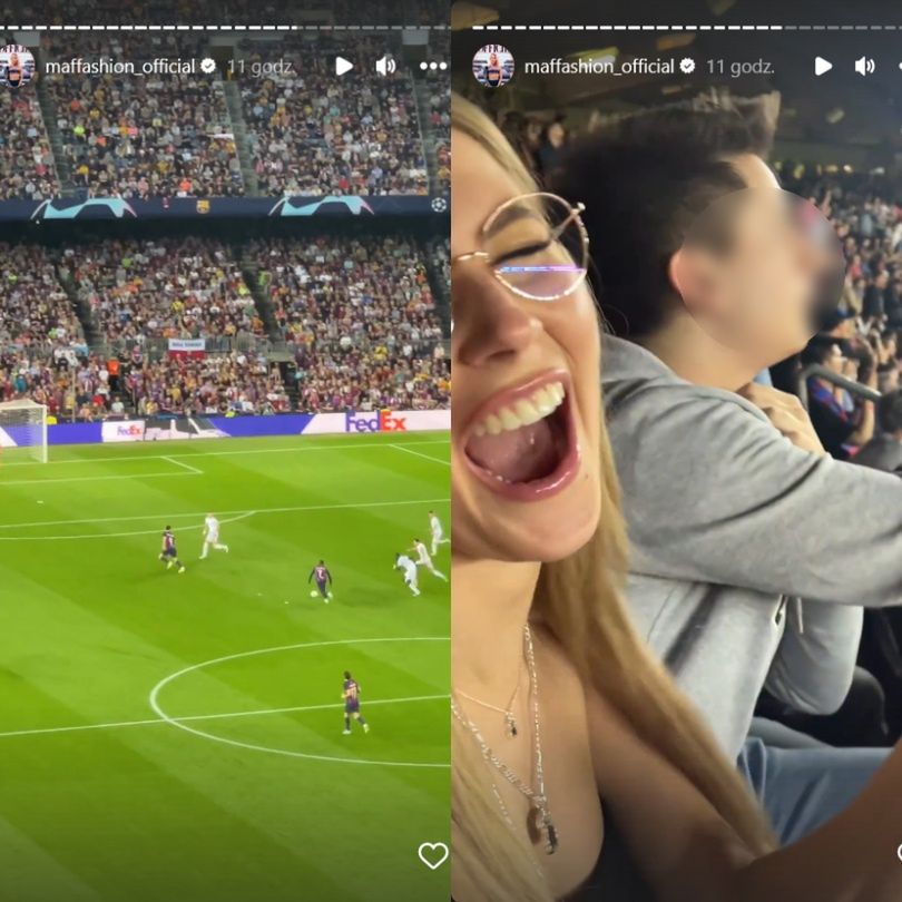 Maffashion i Roksana Węgiel relacjonują sesję w Barcelonie i kibicują Robertowi Lewandowskiemu na Camp Nou