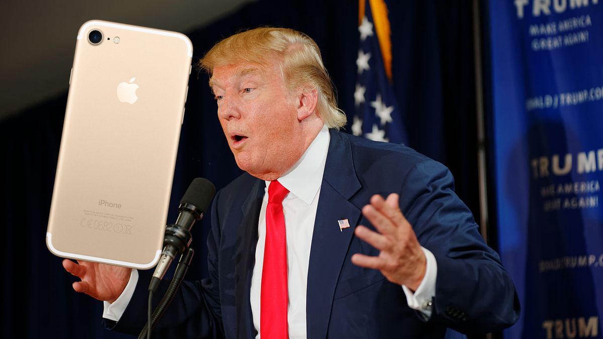 Oto złoty iPhone z wizerunkiem Donalda Trumpa. Czego to Rosjanie nie wymyślą... 1