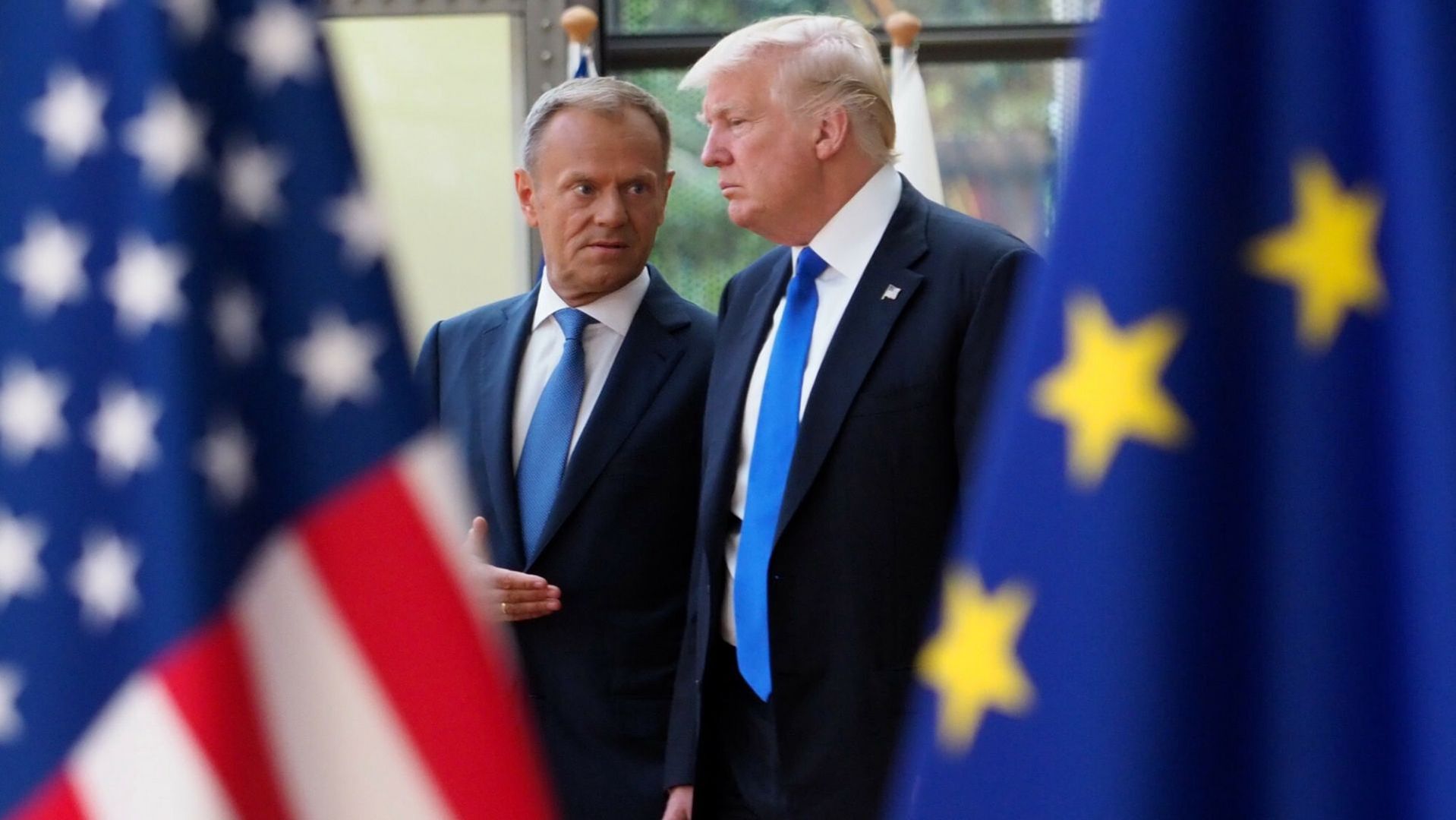 Donald Tusk i Donald Trump