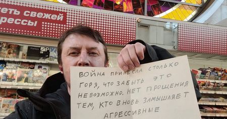 Użył cytatu z przemówienia Putina. Rosyjski sąd nie miał dla niego litości