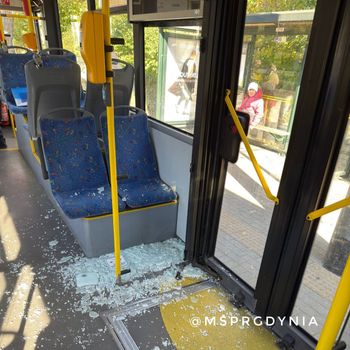 Gdynia: Pasażerka uderzyła głową w szybę w trakcie gwałtownego hamowania autobusu