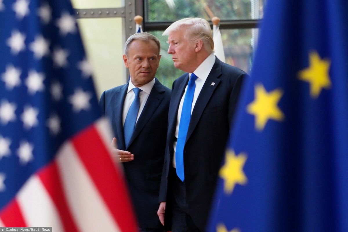 Donald Tusk i Donald Trump 