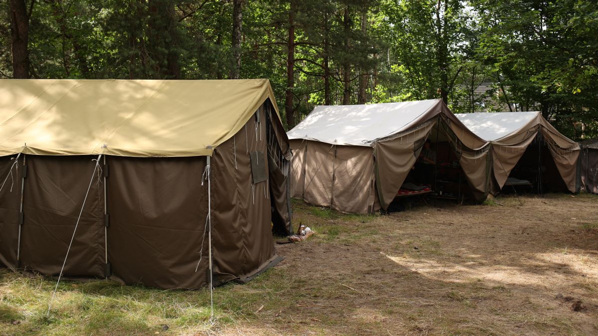 Obóz harcerski; zdj. poglądowe