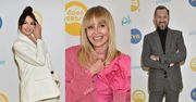 Roześmiane gwiazdy "Dzień Dobry TVN" pozują na ściance: Agnieszka Woźniak-Starak, Paulina Krupińska, Marcin Prokop... (ZDJĘCIA)