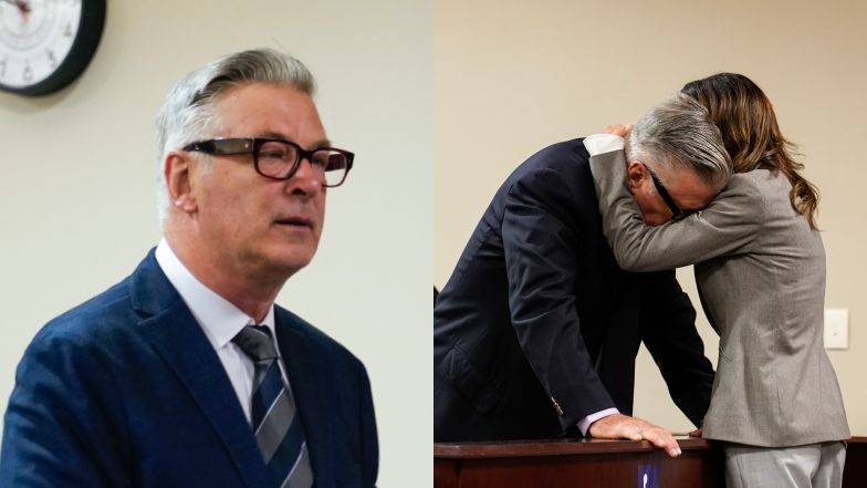 Alec Baldwin heard the verdict. The actor immediately burst into tears.