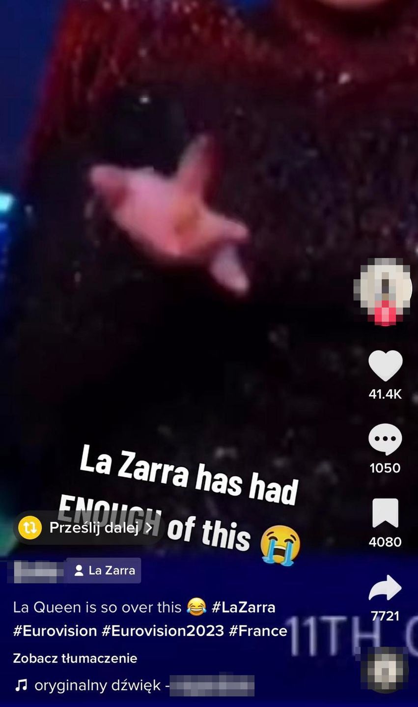 La Zarra po ogłoszeniu wyników