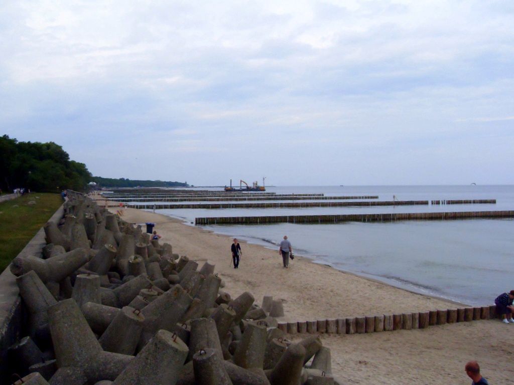 plaża Kołobrzeg/ ilustracja