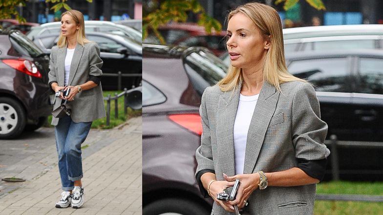 Izabela Janachowska na rodzinnym obiedzie