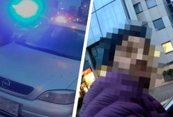 Wpadł przez niezapięte pasy. Kierowca nie przewidział jednego