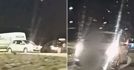 Pod prąd na rondzie. Kobieta jechała na czołówkę