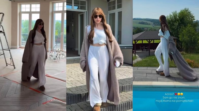 Julia von Stein chwali się gigantyczną willą i ogrodem z basenem