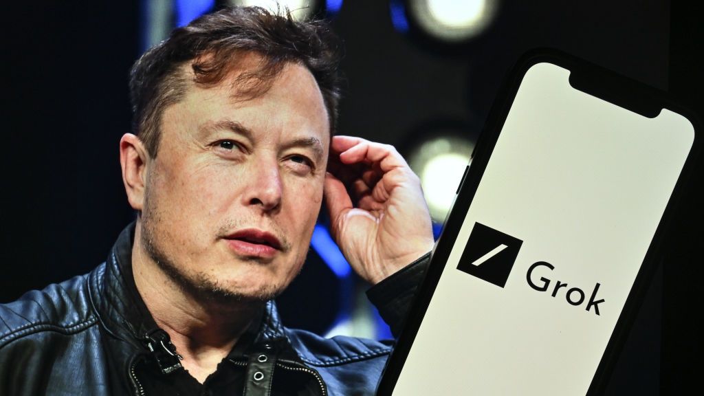 Elon Musk and Grok
ANKARA, TURKIYE - NOVEMBER 7: In this photo illustration, Elon Musk's photo is displayed in front of Grok logo on a phone screen, in Ankara, Turkiye on November 7, 2023. (Photo by Muhammed Selim Korkutata/Anadolu via Getty Images)
Anadolu
artificial intellingence, grok, image, imaj, stock, stockphoto