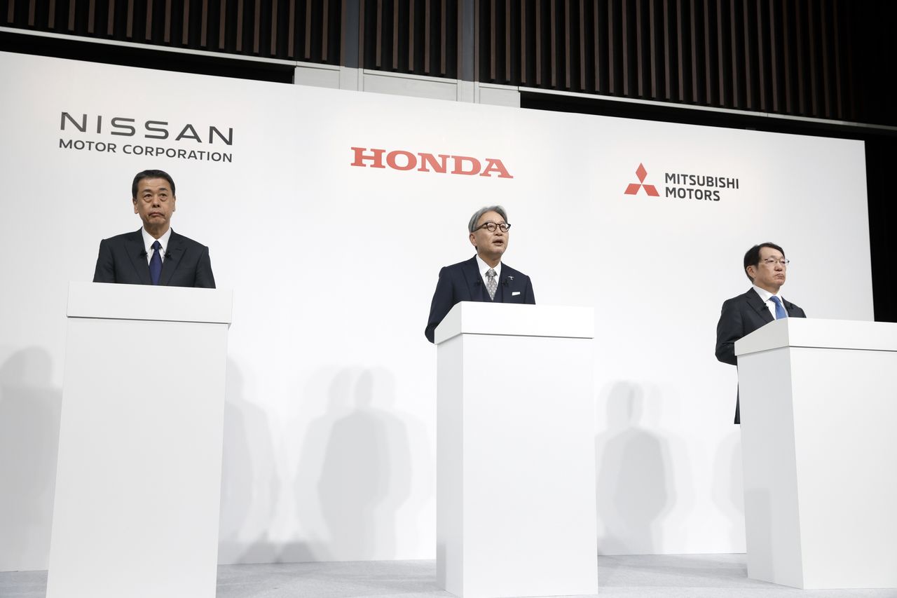 Honda, Nissan, Mitsubishi unite against global automotive giants