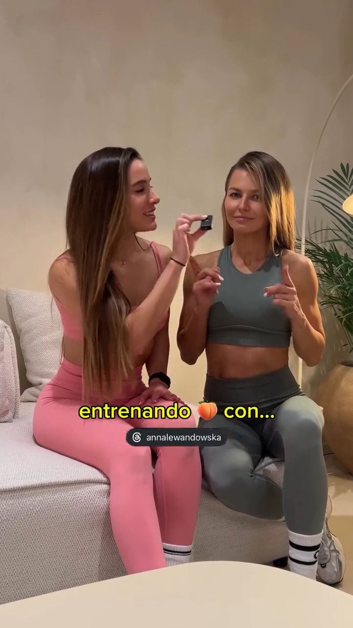 Anna Lewandowska i Mireia Figuerass
