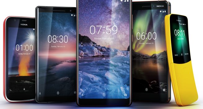 Nokia na MWC 2018: pięć nowych telefonów, jest nowa wersja Nokii 8110 z filmu "Matrix"