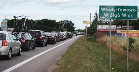 Gorąca sobota na Helu. Kolejna blokada we Władysławowie