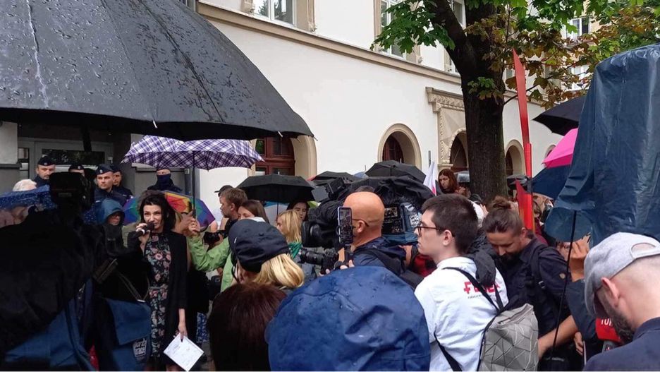 Demonstracja w Krakowie