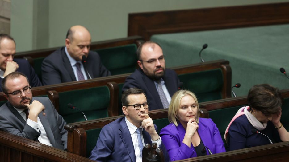 Mateusz Morawiecki i Dominika Chorosińska