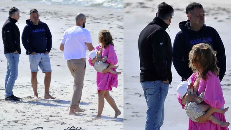 Agnieszka Kaczorowska zabrała na wakacje sztab asystentów