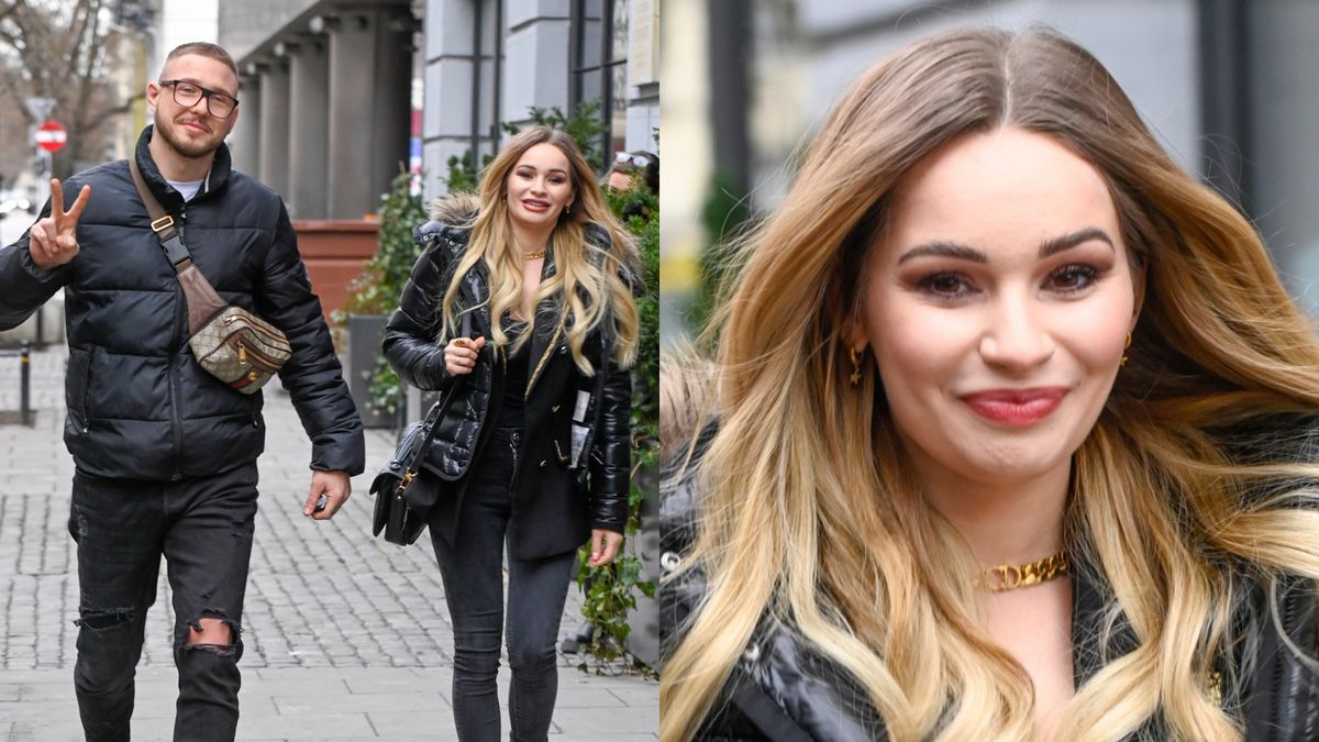 Ewelina Lisowska przed studiem "Dzień dobry TVN" z torebką za 13 tysięcy 