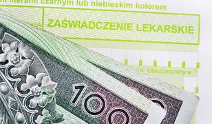 W ubiegłym roku ZUS wstrzymał wypłatę prawie 16,3 mln zł zasiłków chorobowych