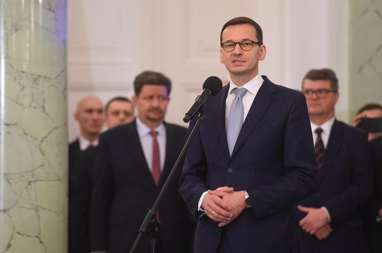 Prezydent przyjął zaprzysiężenie Mateusza Morawieckiego w Pałacu Prezydenckim.