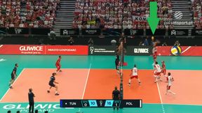 Tak z sytuacyjną piłką poradził sobie Bartosz Kurek