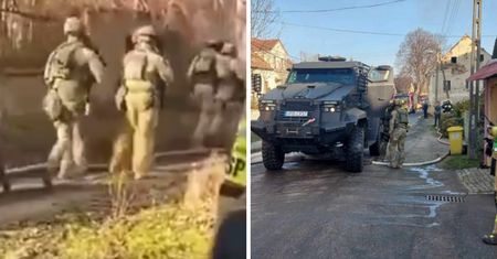 Pożar i kontrterroryści na miejscu. Wielka akcja na Dolnym Śląsku