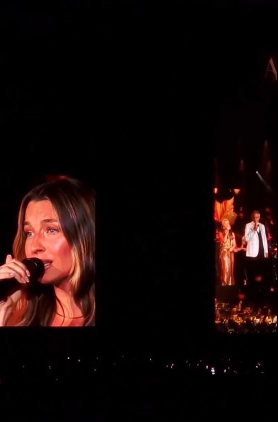 Julia Wieniawa i Andrea Bocelli na jednej scenie