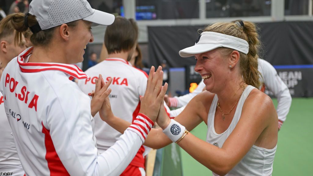 Getty Images / Christian Kaspar-Bartke / Na zdjęciu: Iga Świątek i Magdalena Fręch