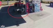 Popisywał się quadem na stacji. Jeden błąd, skutki katastrofalne. Zobacz nagranie