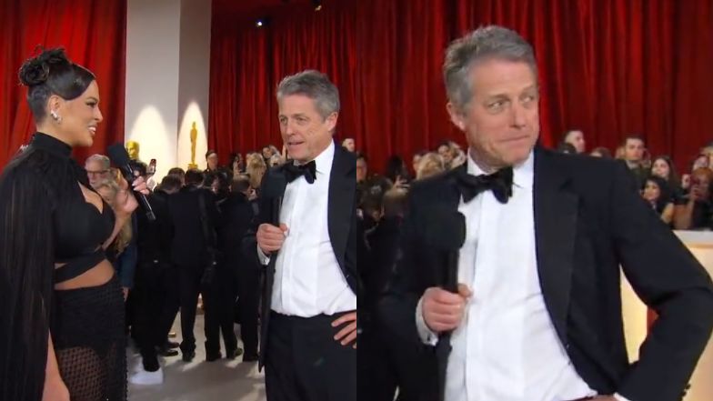 Oscary 2023. Hugh Grant w ogniu krytyki za zachowanie podczas wywiadu