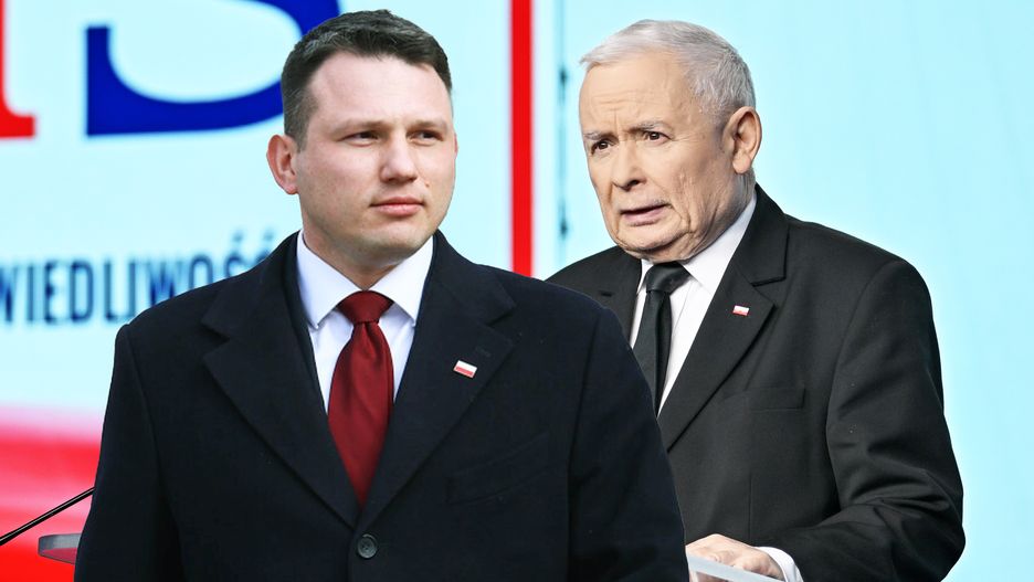 Sławomir Mentzen i Jarosław Kaczyński 