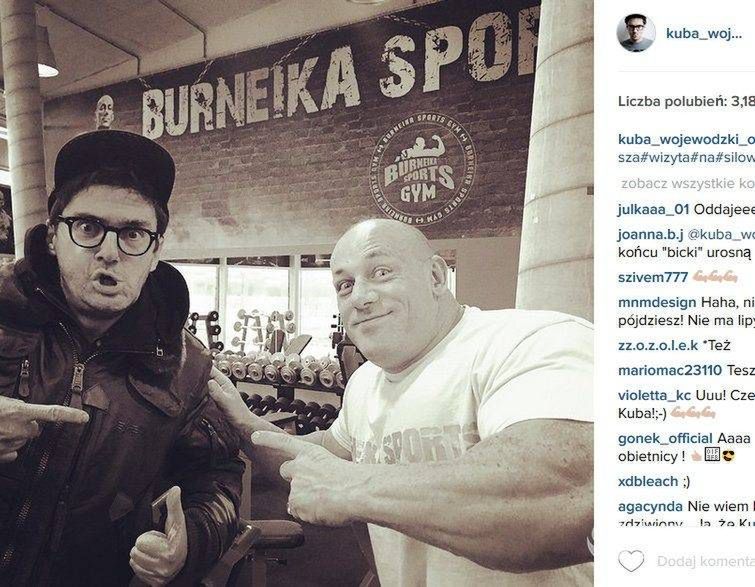 Kuba Wojewódzki na Instagramie