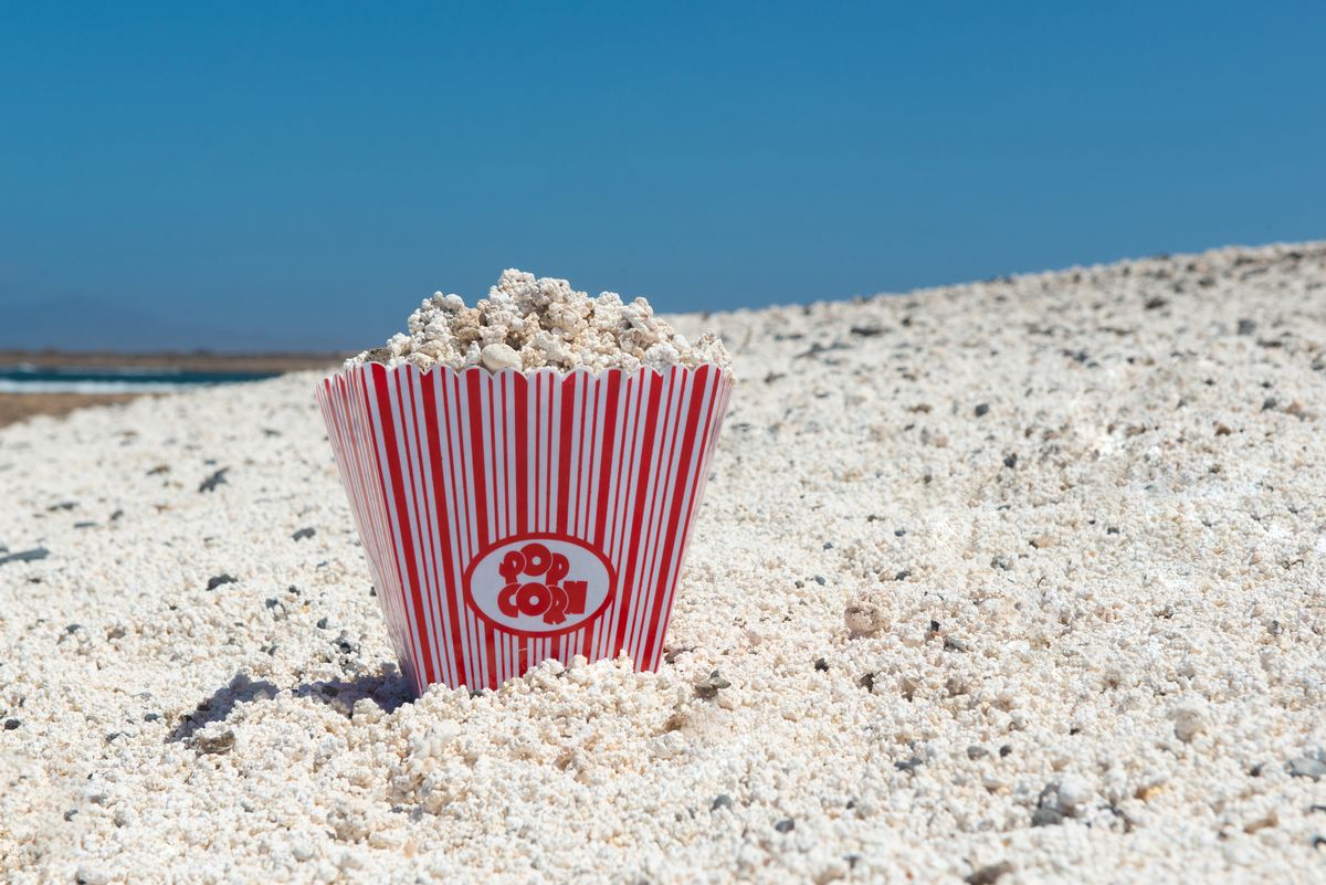Popcorn Beach to jedna z najpopularniejszych atrakcji Fuerteventury