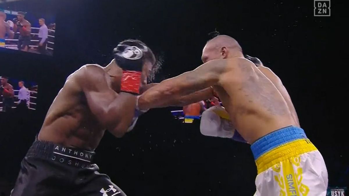Twitter / DAZN Boxing / Fragment walki Usyk - Joshua