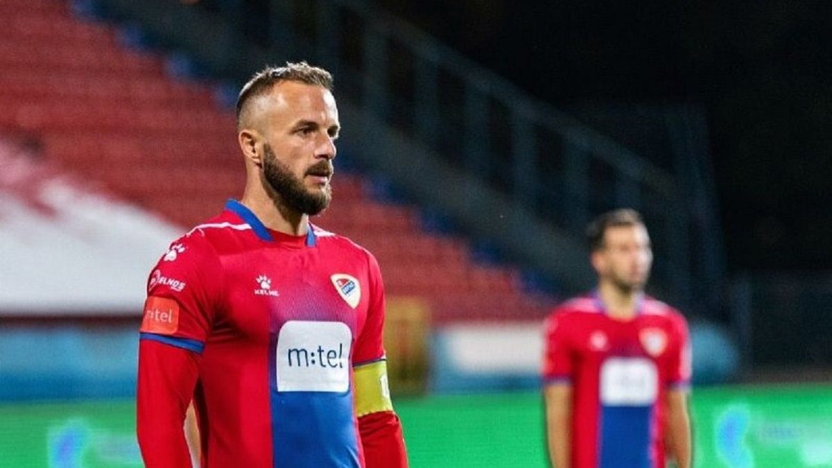 Sasa Kajkut w czasie meczu