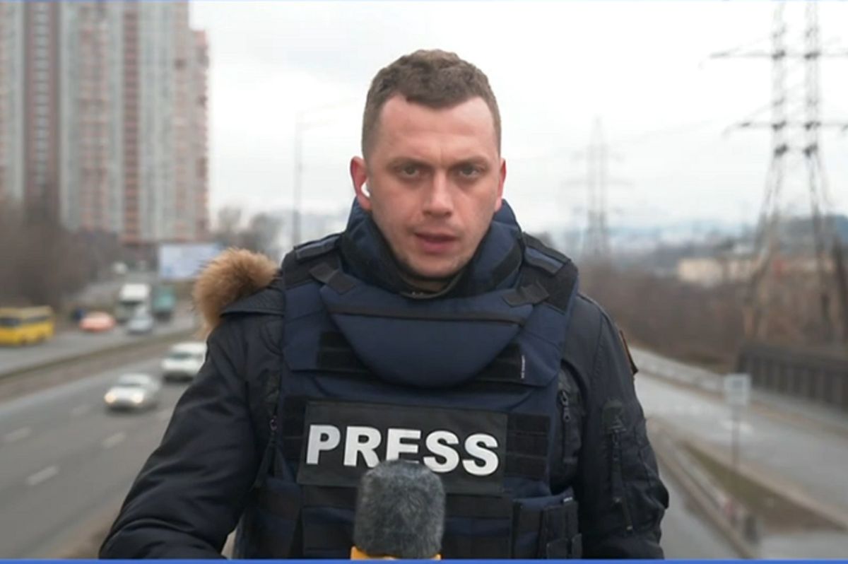 Wojciech Bojanowski relacjonował wojnę w Ukrainie dla TVN