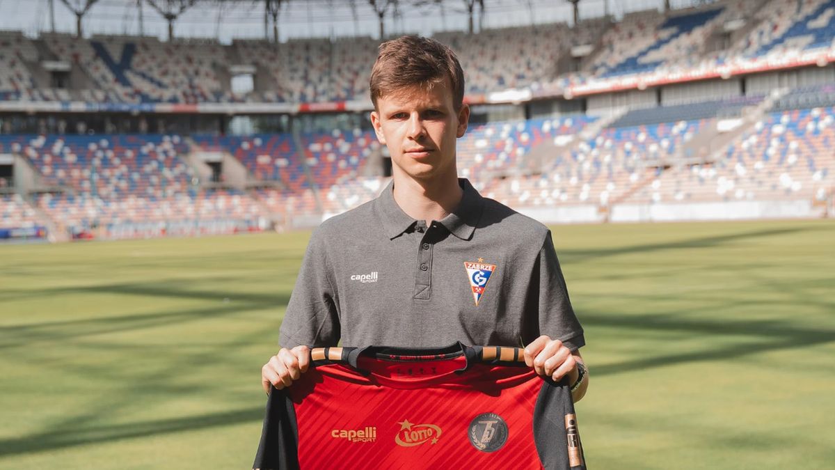 Materiały prasowe / Górnik Zabrze / Na zdjęciu: Patrik Hellebrand został nowym piłkarzem Górnika Zabrze