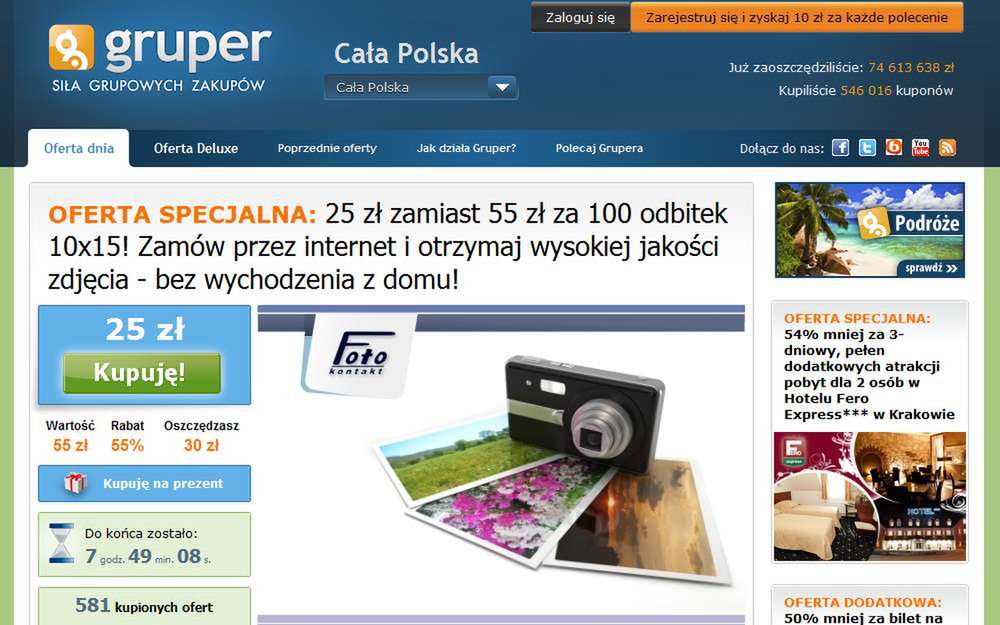 Gruper na sprzedaż! Kto przejmie największy polski serwis zakupów grupowych? 2