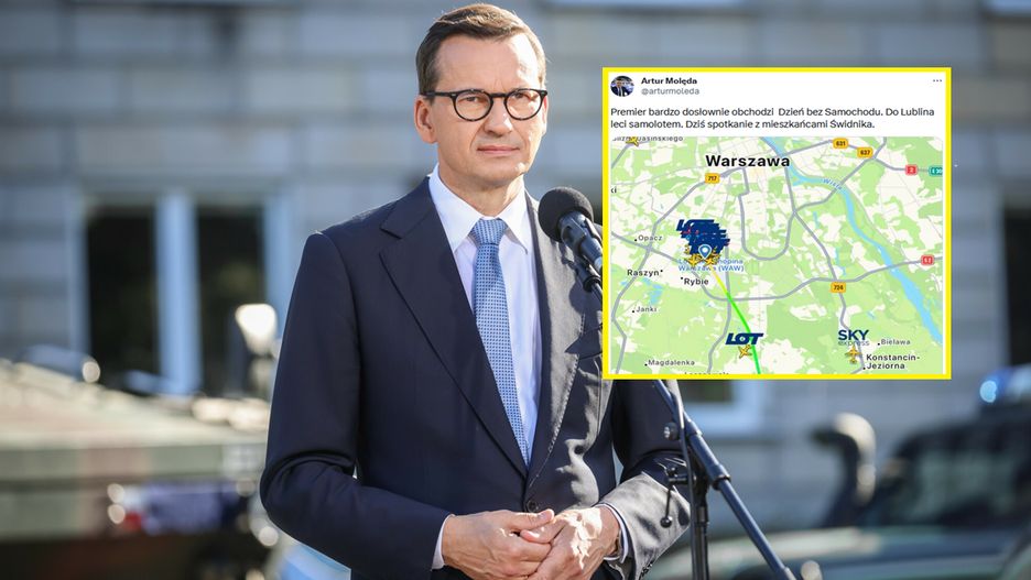 Dzień bez Samochodu. Morawiecki wybrał samolot